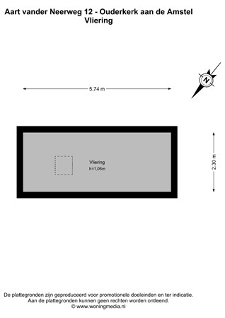 Floorplan - Aart van der Neerweg 12, 1191 EE Ouderkerk aan de Amstel